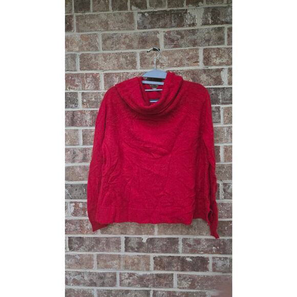 White and Warren 100% Cashmere Red Sweater Size S - Picture 1 of 4